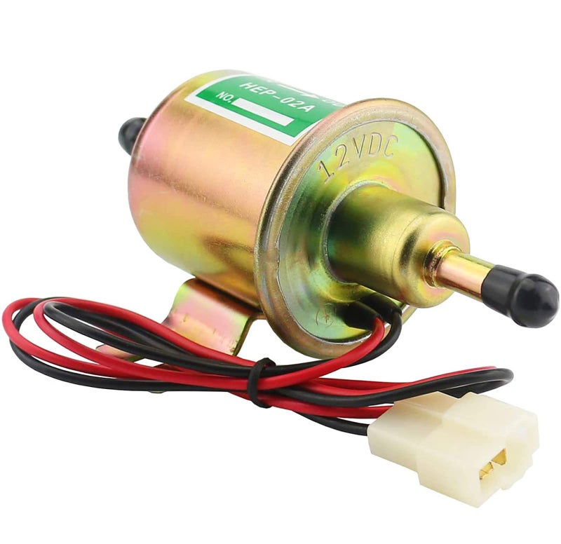 KAKO Electric Fuel Pump 12V Universal Low Pressure Gasoline Diesel Transfer Fuel Pump 2.5-4psi HEP-02A for Lawn Mower Carburetor - Image 3